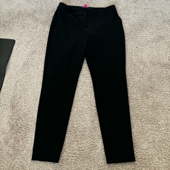 Pantalon Slim Vince Camuto Femme – Blanc – Taille 6 – Plat Devant – Coton Stretch